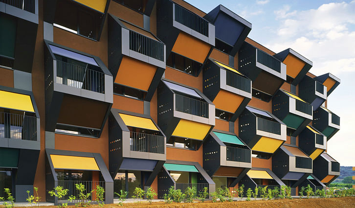 Honeycomb apartments by OFIS. Image: OFIS.