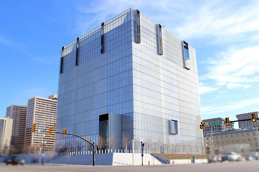 The Salt Lake City federal courthouse, designed by Thomas Phifer & Partners with Naylor Wentworth Lund Architects in 1996.Photo courtesy of Reaveley Engineers + Associates.