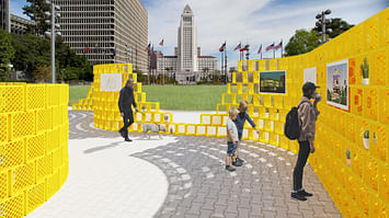 PORO-City, a modular milk crate design, is chosen as this year's 2x8 Exhibit design competition winner