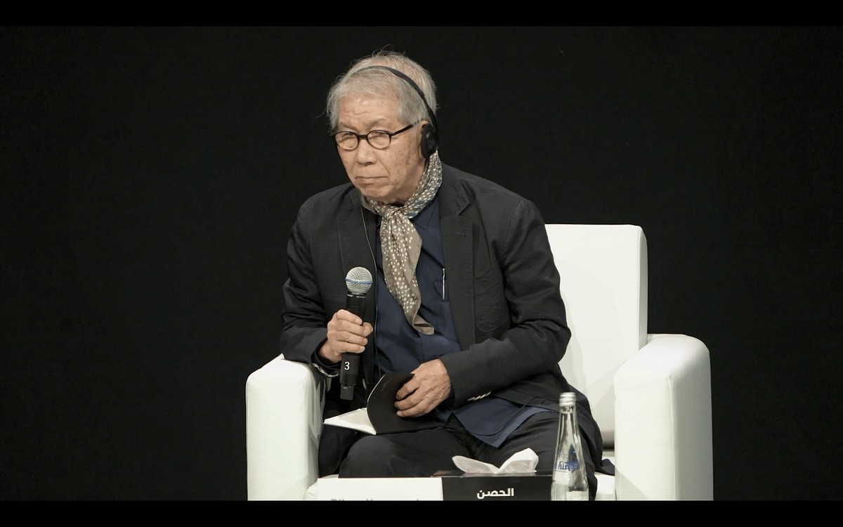 Liu Jiakun talks about 'On Land: for Community' with fellow Pritzker laureates