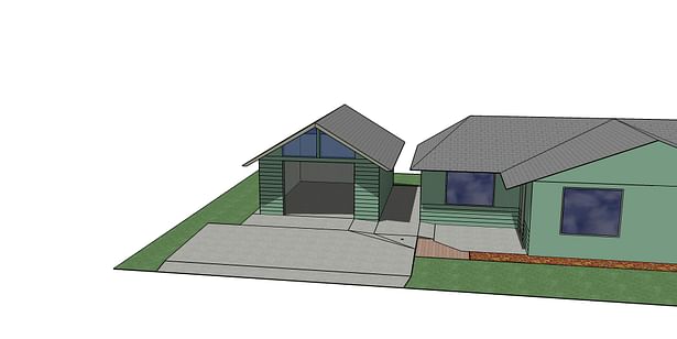 An intermediate SketchUp model from 2006 - old project