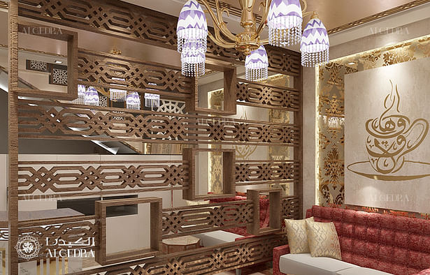 Cafe interior design in Abu Dhabi
