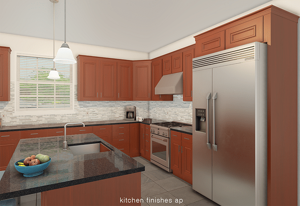 Kitchen finishes application