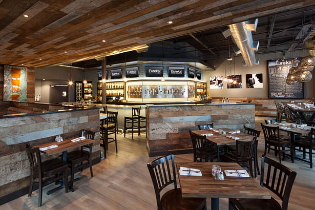 authentic | brand centric restaurant design. vibrant interior finishes with modern industrial styling.