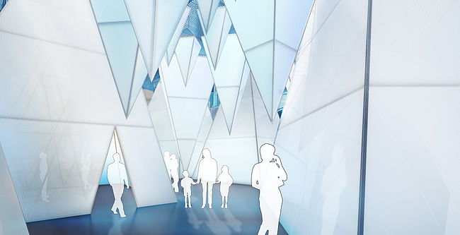 ICEBERGS - grotto. Rendering by James Corner Field Operations, courtesy National Building Museum.