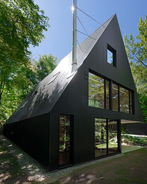 Best Residential Architecture, Single Family - Jean Verville Architecte: FAHOUSE, Eastern Townships, Canada. Photo credit: Azure