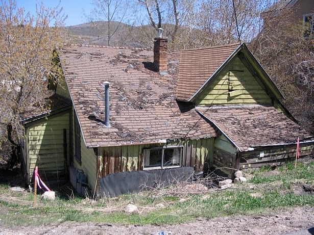 House as it existed, without foundation