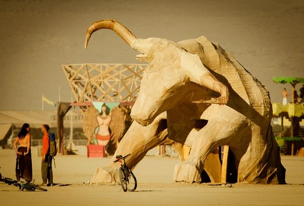 Built piece at Burning Man 2012.