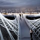 The 'O' bridge by Christ Precht of penda and Alex Daxböck - Proposal for Salford Meadows Bridge Competition.