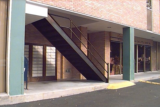 BEFORE - Side Entrance and Stair