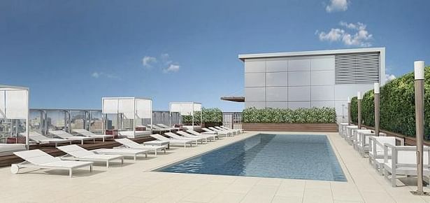 Pool at Day Rendering