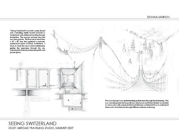 Seeing Switzerland - sketches