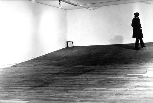 An image from the film “Seedbed,” by Vito Acconci, from 1972. Credit Acconci Studio, New York, and the Museum of Modern Art