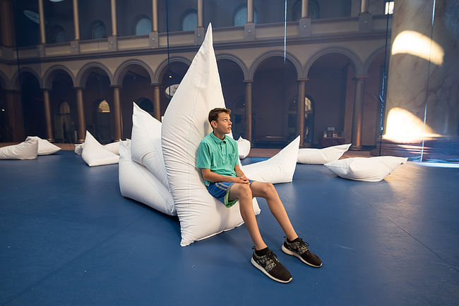 ICEBERGS at the National Building Museum, by James Corner Field Operations. Photo by Timothy Schenck. 