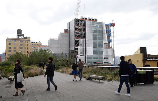 The Whitney Museum of American Art in New York is to be completed in 2015 (Hiroko Masuike/The New York Times)