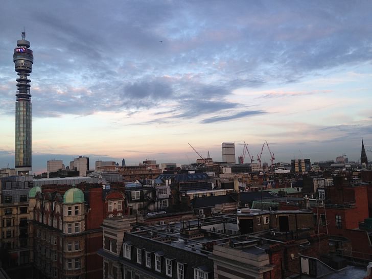 London skyline from the Royal Institute of British Architects. Photo by Robert Urquhart.