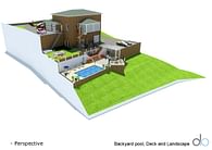 Backyard Pool, Deck and Landscape