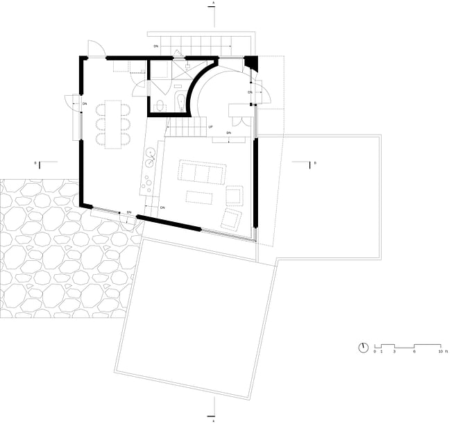 Ground Floor. Image courtesy of Steven Holl Architects.