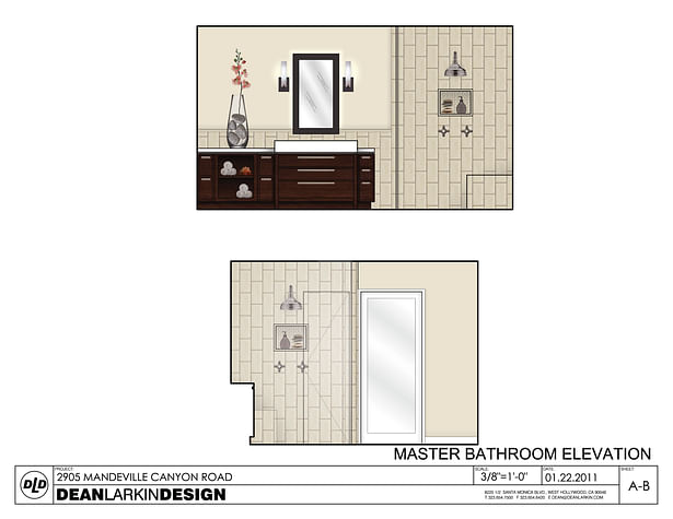 Master Bathroom - elevation