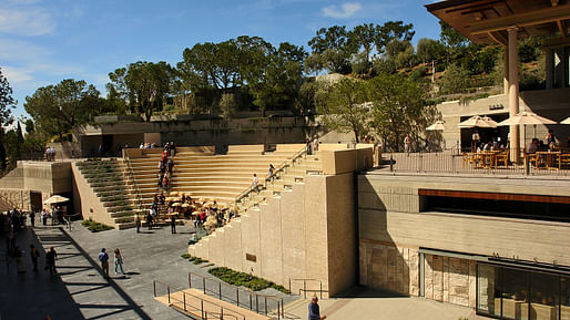 The Getty Villa - Public Grounds by Silvetti, Int'l Assoc. Photo courtesy of AIA.