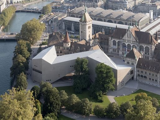 Swiss National Museum extension wing by Christ & Gantenbein. Photo credit: Walter Mair + Iwan Baan