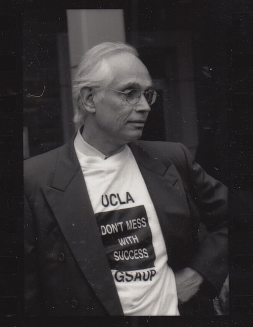 Richard Weinstein in 1994. Photo courtesy of UCLA School of Architecture and Urban Design.