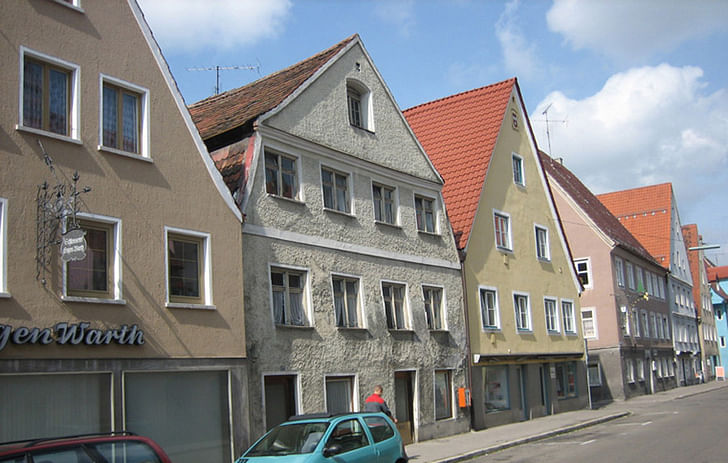 Existing building in Memmingen's Kempter Street (Photo: Rainer Retzlaff)