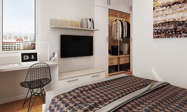 artisan apartment small bedroom design