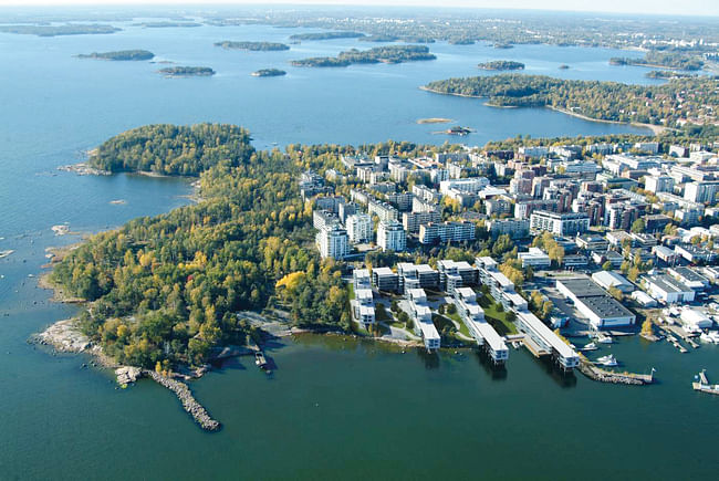 Shortlisted for the 2015 Finlandia Prize of Architecture: Merenkulkijanranta in Lauttasaari, Helsinki by Arkkitehdit NRT Oy. Photo: NRT Arkkitehdit