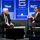  Walter Isaacson, president and CEO of The Aspen Institute, and Los Angeles Mayor Eric Garcetti at CityLab 2014. Melanie Leigh Wilbur/courtesy of CityLab, image via scpr.org.