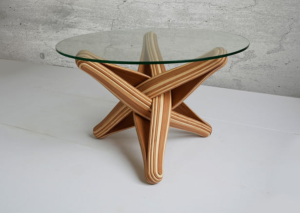 LOCK-coffee bamboo coffee table