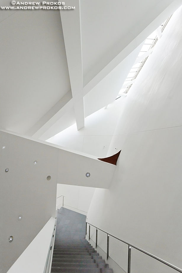 Denver Art Museum Interior - Studio Daniel Libeskind. Photo © Andrew Prokos.