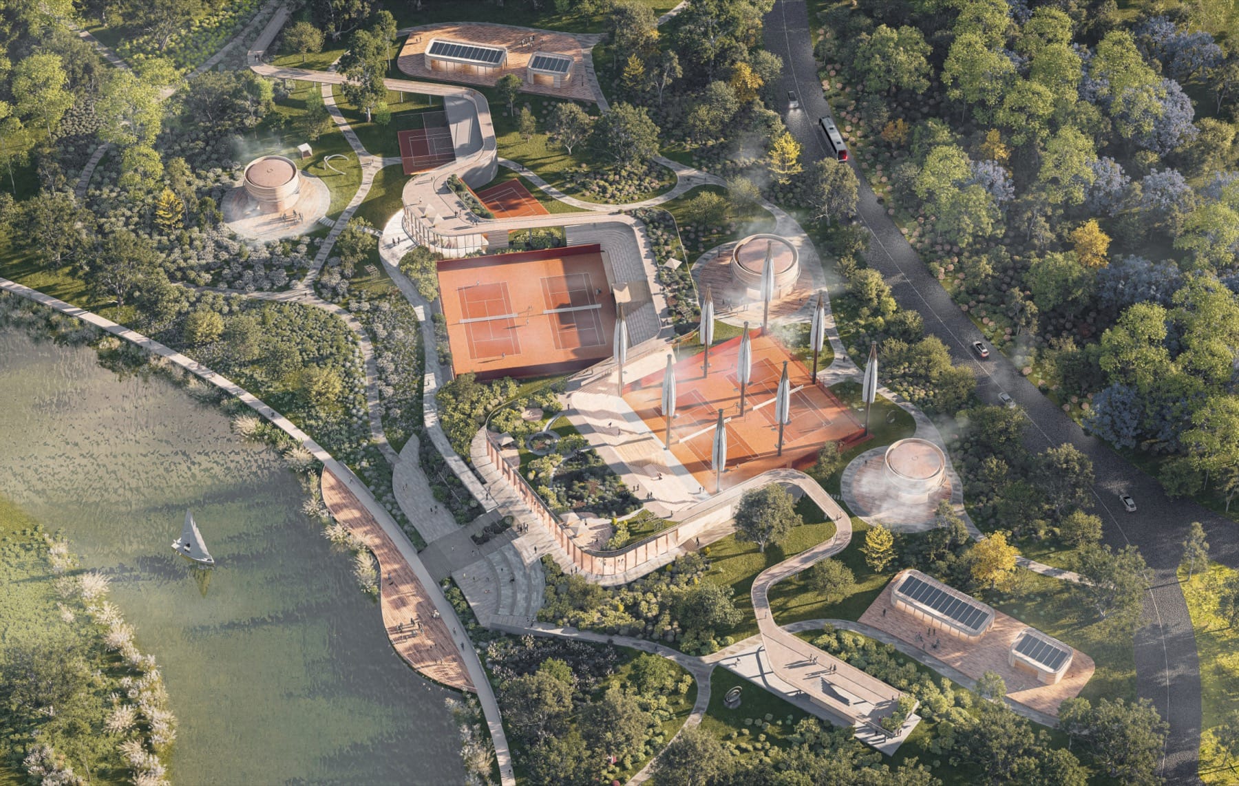 Weitzman students win USTA competition to reimagine future of tennis courts
