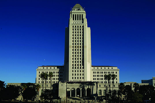 LA's City Hall building designed by John Parkinson.