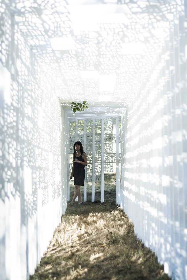 (interior view) ‘Thresholds’ an installation on display at Saar Pioneer Cemetery