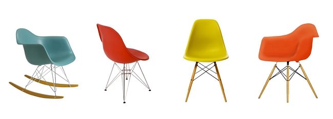 Classic, for a reason: Eames chairs