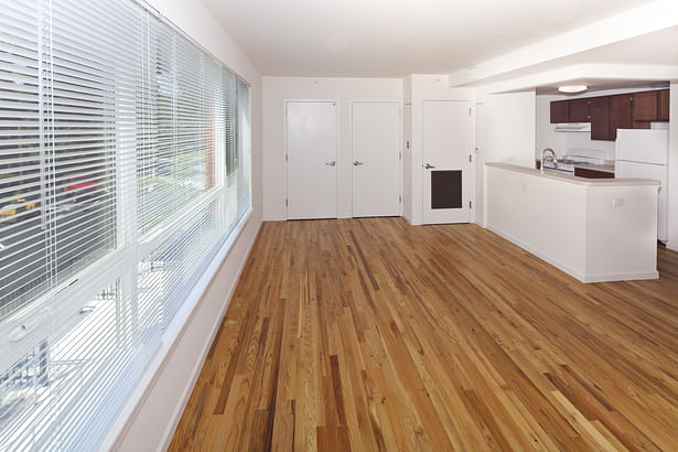 Interior view studio apartments, Photo: Sergio Gomez