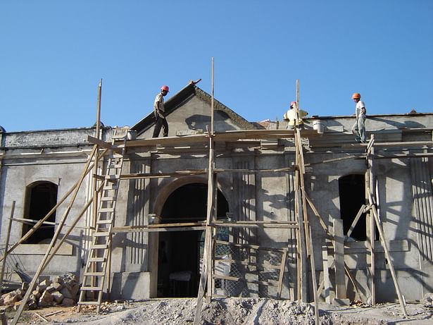 construction process 01 May 2007- April 2008