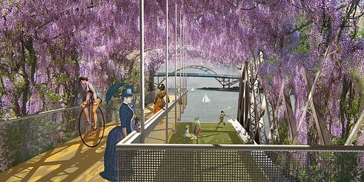 Industrial Capriccio: Floating Garden, 2017 Honor Award Recipient in 2017 BSA Unbuilt Architecture and Design. Designed by La Dallman Architects.