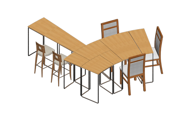 Table configuration 1