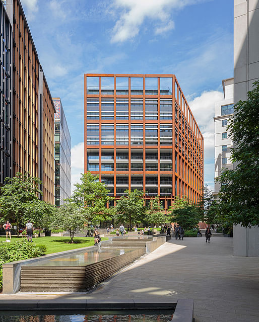 4 Pancras Square, by Eric Parry Architects. Photo: Dirk Lindner.
