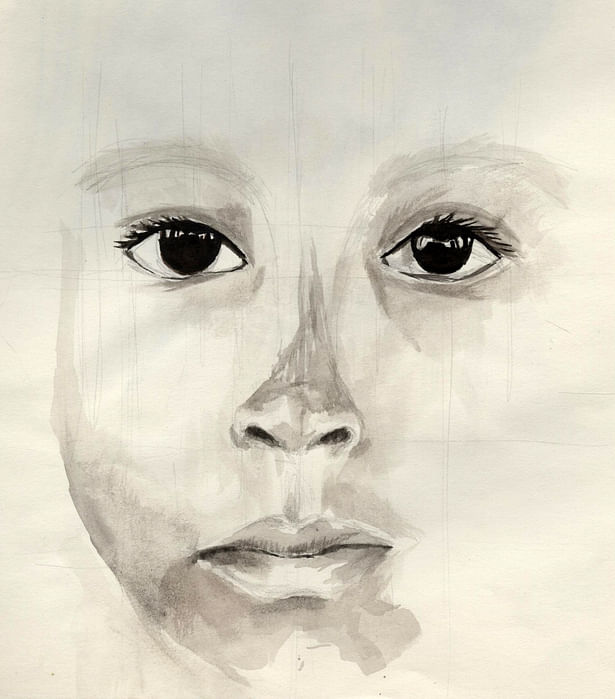 child (water colour)
