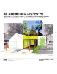 One+1: A Housing Prototype for Habitat for Humanity