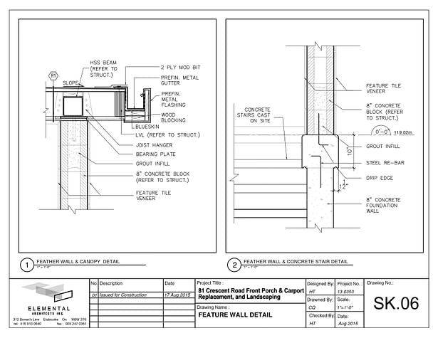 Construction detail