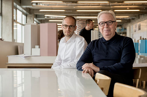 Architecture protégé Simon Kretz and David Chipperfield will collaborate for the 2016-17 Rolex Arts Initiative. Photo courtesy of Rolex Arts Initiative.