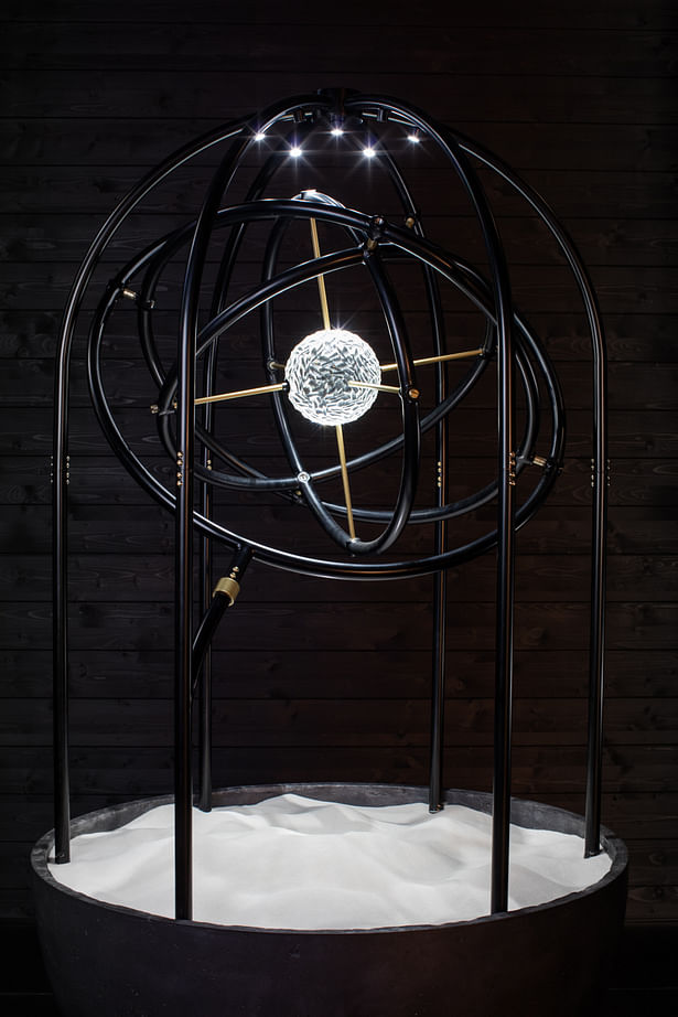 Unique light installation, ‘Crystal Automata’, combining the intricate motion mechanics of automata with the elegance and beauty of Bohemian Crystal.