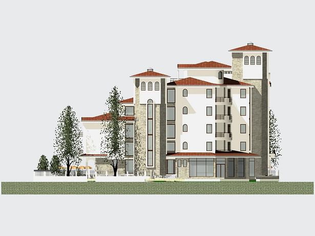 Complex of Holiday Apartments 'Chateau Del Mar' - Elevation