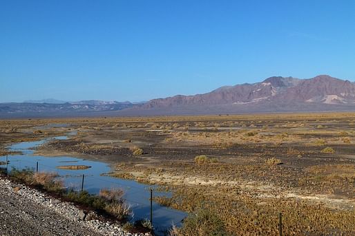 El Niño has brought heavy rain to Southern California – but is it enough to alleviate the state's historic drought? Meteorologists say it's too early to tell. Photo: Death Valley after a rain via Wikipedia