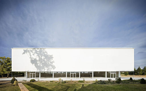 Sport Pavilion Francisco De Vitoria University, Alberto Campo Baeza. Photo: Javier Callejas