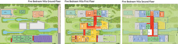 Five Bedroom Villa Plans